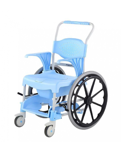 Silla de Ducha y Wc Autopropulsable con Ruedas Grandes MOEM